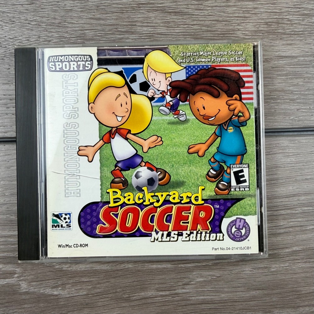 Humongous Sports Unisex Backyard Soccer MLS Edition PC Mac CD-ROM 2000 OS